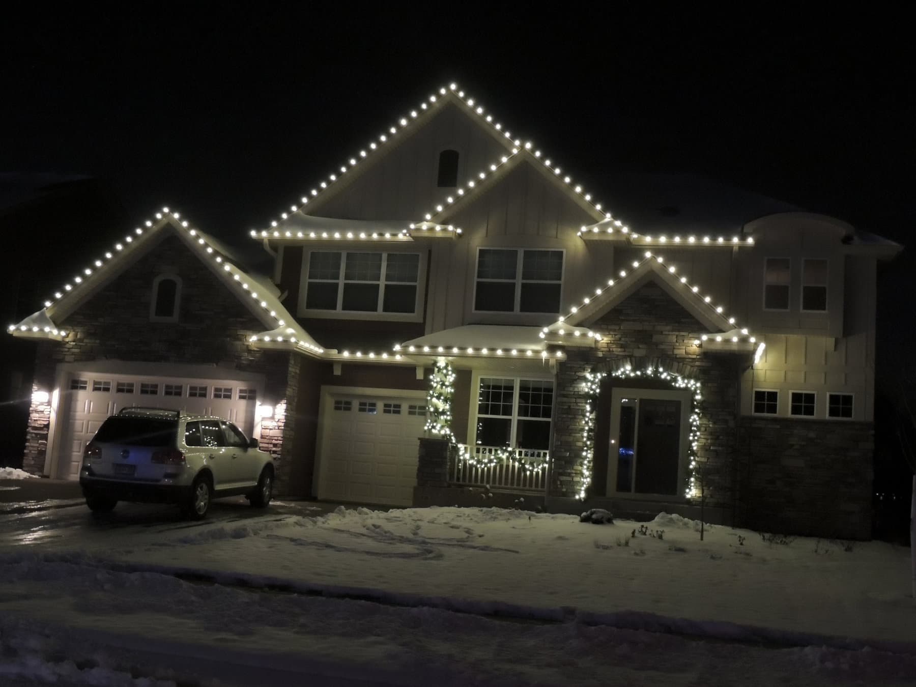Warm White LED & Garland, Eagan, MN